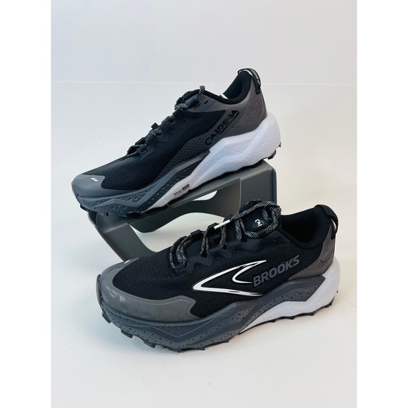 Brooks Caldera 8 Mens Trail‎ Running Shoes Black Grey 110440 1D 052 Size 8